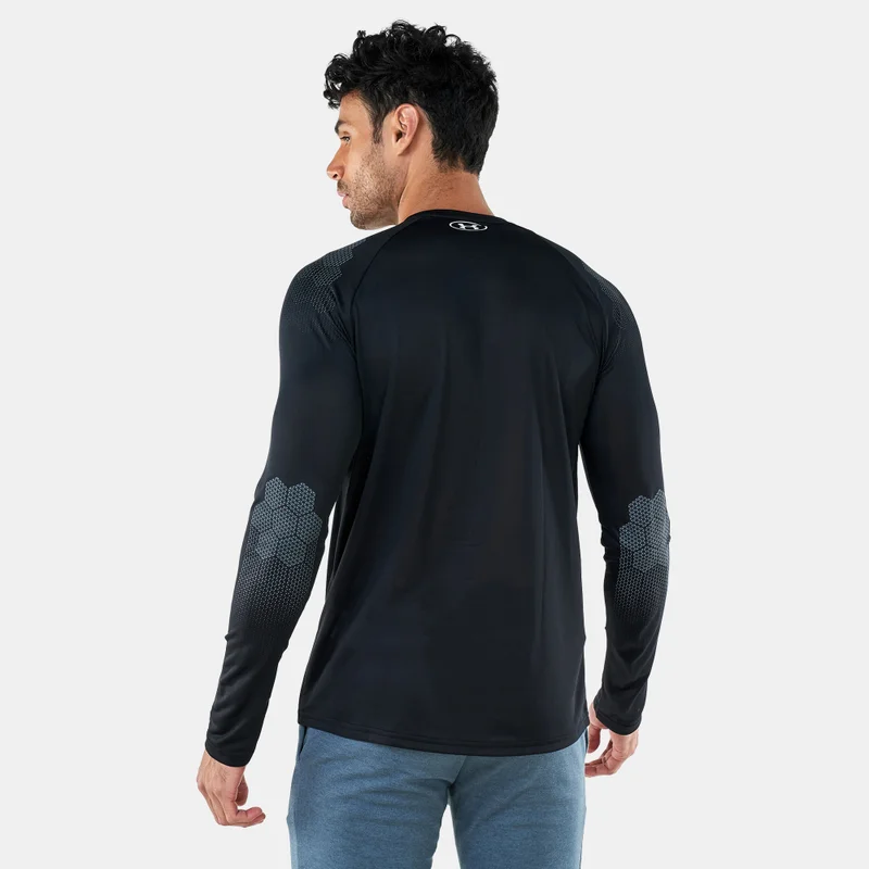 Under Armour Black Men's UA Armourprint Long Sleeve Sweatshirt for Men | Best Price UAE